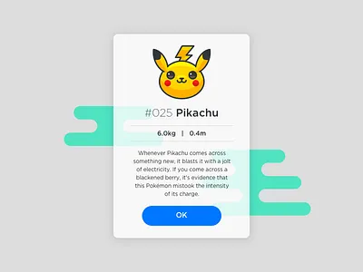 Pikachu pikachu pokemon profile ui
