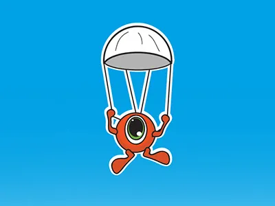 Fly Guy cartoon character comic drawing funny graffiti illustration toon vector