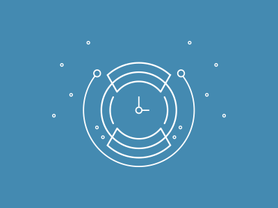 Stellar Timing 247 clock illustration stellar support technology time