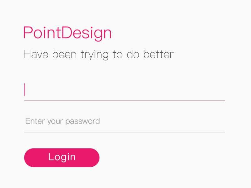 Daily UI #027 Login design login ui