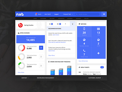 NXT | Admin Panel admin app chart dashboard flat graph layout minimal user interface