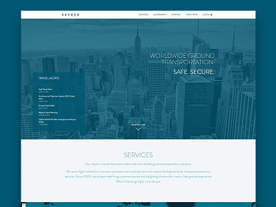 Ground Transportion Landing Page clean landing page minimal simple travel ui web
