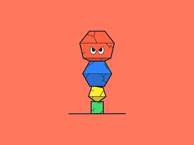 BRONCHIUS character color cute doodlec fresh geometric happy illustration kids kikillo
