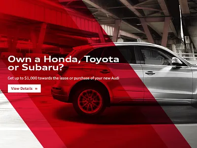 Audi Conquest Campaign advertisement audi banner car web