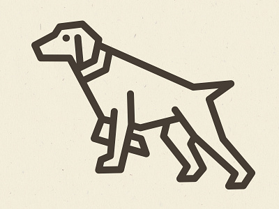 Pointer dog hunting illustration lineart outdoors pointer