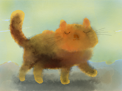 Kitty animal cat cute illustration pet vector