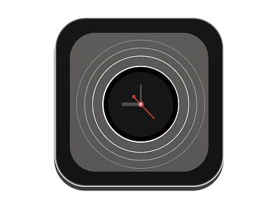 Time watch app design icon time watch