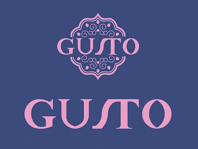 GUSTO icon，fashion logo