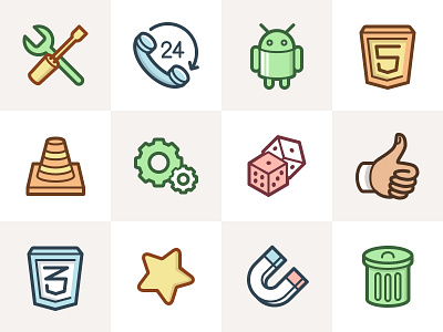 Capitalist Icon Set: Web Essentials flat flat icons icon set icons stroke icons vector icons web essentials