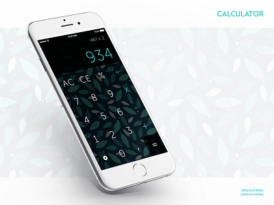 #DailyUI 004 - Calculator calculator dailyui design uidesign