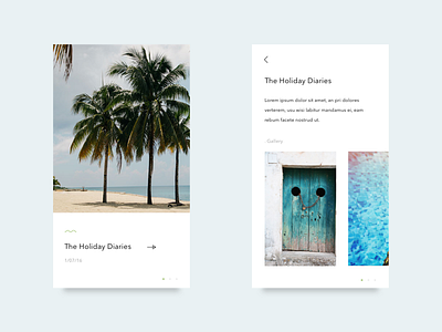 Mobile Blog Concept app app design blog mobile ui web website