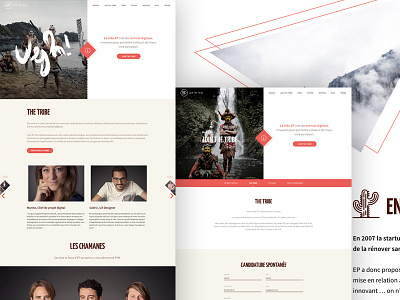 EP - Tribe ep frenchtech nantes split screen startup tribe website