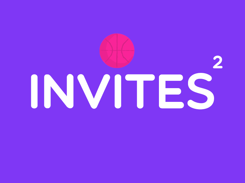 Invites given competition contest draft dribbble giveaway invitation invite prospect suspended