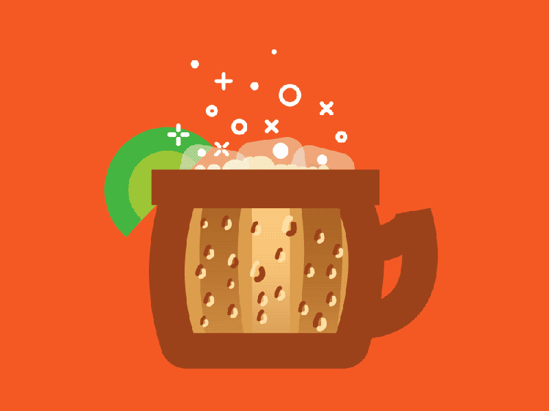 Arizona Mule design drink illustration minimal moscow thick lines