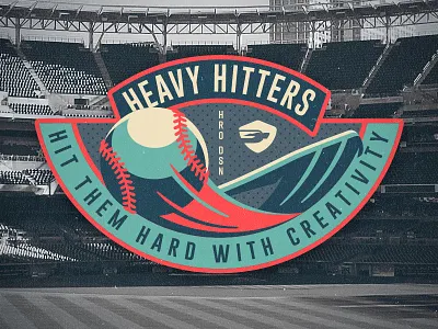 Aim For The Fences badge baseball bat batter up concept project random wip