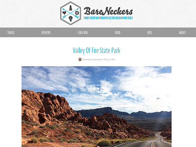 BareNeckers Post article blog branding design website