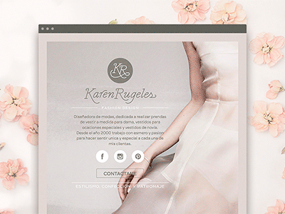 Responsive Website fashion form responsive web