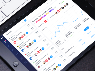 Dashboard 7hp chart colors dark dashboard engagements graph list menu profile ui ux