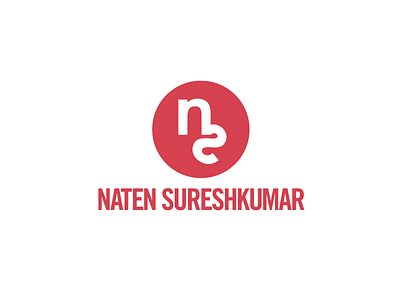 Logo for Naten Sureshkumar branding design film identity india logo logotype red tamil toronto type