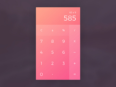 Calculator add calculator dailyui day004 flat minimal number ui ux