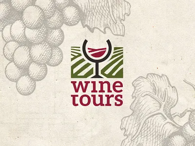 Wine Tours easternblock graphic design logo tourism vineyard wine