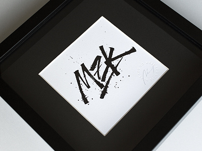 MZK art calligraphy grunge lettering mozak mzk ruling pen type typography