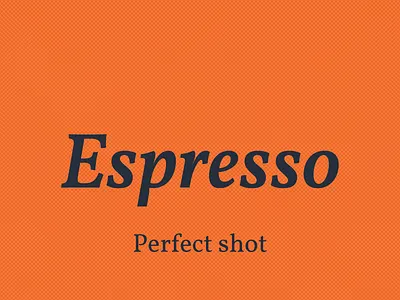 Espresso perfect shot 2d animation coffee espresso html5 recipe