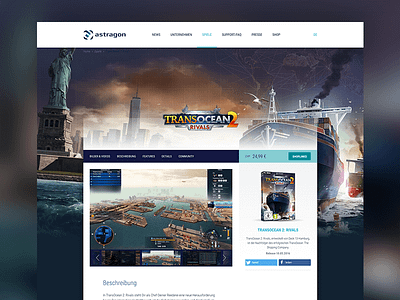 Redesign astragon Entertainment website