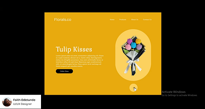 Parallax Scrolling Effect - Florals.co design parallel scrolling effect prototype uiux design