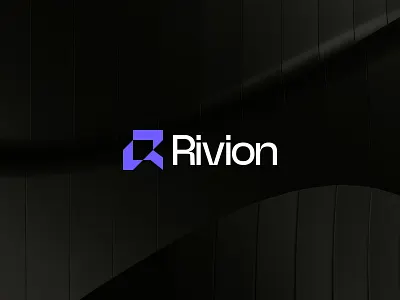 Rivion: Logo Concept branding branding identity concept design financial fintech graphic design logo logo design purple r saas ui ux uxerflow vector visual identity wordmark