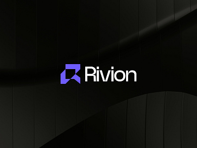 Rivion: Logo Concept branding branding identity concept design financial fintech graphic design logo logo design purple r saas ui ux uxerflow vector visual identity wordmark