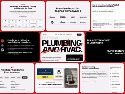 HVAC Website Sections - Signature Plumbing and Heating best hvac website designer heating and cooling website hvac hvac marketing hvac web design hvac web design idea hvac web design services hvac web designer hvac website hvac website template hvacmehedi landing page mehedi hvac web designer plumbing website typography website ui design user interface design web design web designer website design