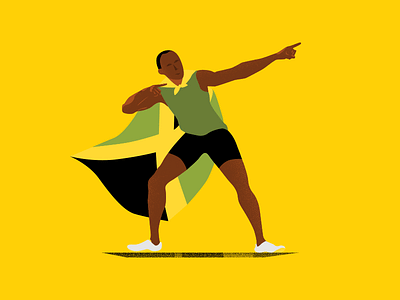 Usain bolt bestvector designstudio digitalillustration flatdesign graphicdesign icon icondesign illustration illustrationoftheday to combine vector vectorillustration