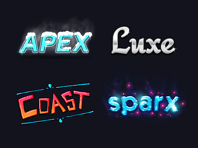 Product Logos beach cold effects fun game logo luxury social virtual world