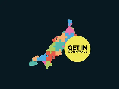 Get In Cornwall Branding branding design graphics health healthcare identity logo