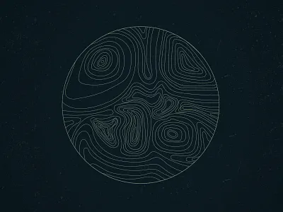 Planet art circle design graphic planet space topo topography