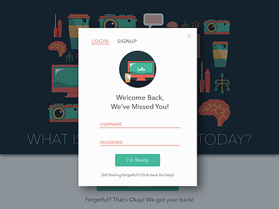 Login Landing Page (2/2) graphic design login form ui challenge