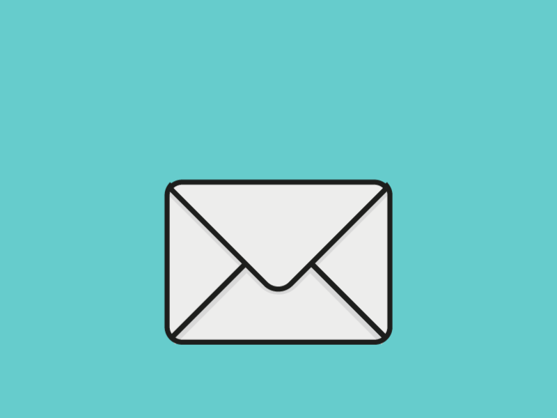 Hello Dribbble animation debut dribbble enveloppe flat hello letter