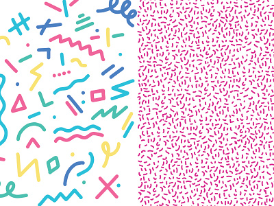 90s Patterns 90s hand drawn patterns