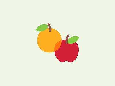 Comparing apple article blog compare fruit icon orange