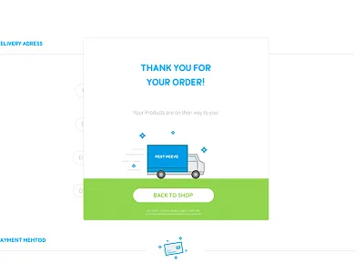 Thank you modal color design icon icons illustration minimal model shop ui ux vector