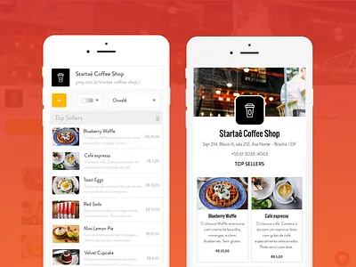 Yummmy Pro food menu mobile restaurant startup ui ux yummmy