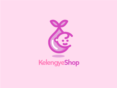 Kelengyeshop baby brand cute hungarian icon logo shop