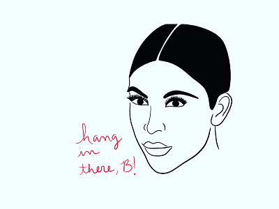 Kardashian Therapy illustration kardashian wip