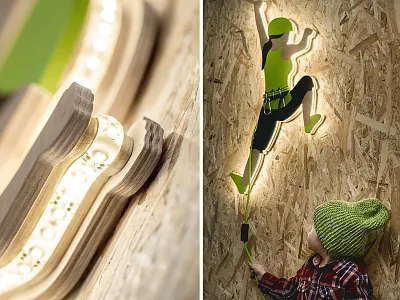 Sherpa Lamp cliff climber climber climbing helmet lamp lettering logo logotype product design rock climbing sherpa typography