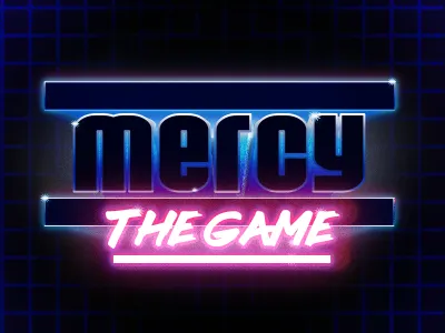 Mercy: The Game animated awesome game design logo retro retrowave