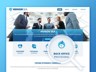 Simple Landing Page business landing