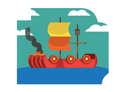 vintage boat boat graphic icon microstock ship texture ui ui ux vector vintage