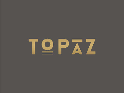 Topaz WiP Identity study identity logo mark typography