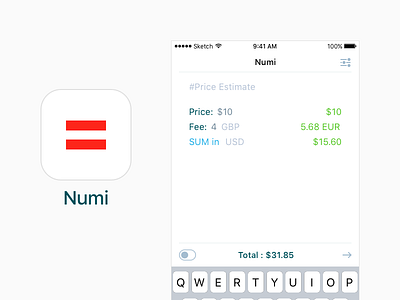 Numi for iPhone calculator iphone numi smart